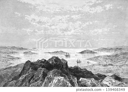 19th-century illustration: Africa, Namibia 19th-century illustration: Africa, Namibia 139408349