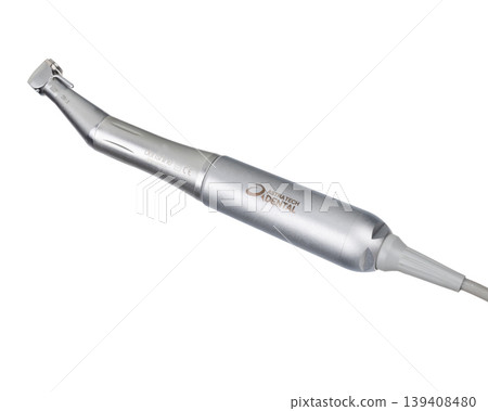 Professional Dental Handpiece on White Background Professional Dental Handpiece on White Background 139408480