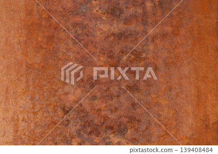 Horizontal Rusted Metal Sheet Texture Background Horizontal Rusted Metal Sheet Texture Background 139408484