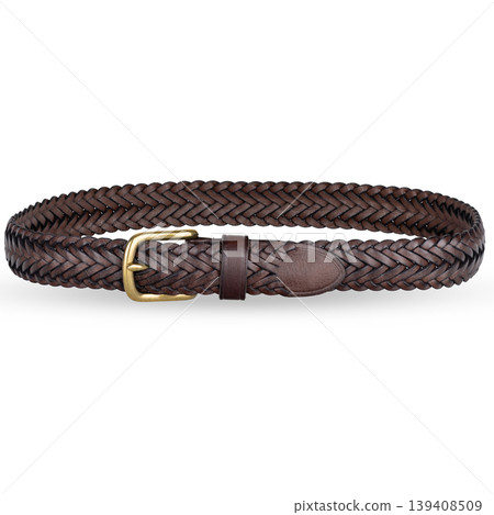 Macro Texture Of Braided Brown Leather Macro Texture Of Braided Brown Leather 139408509