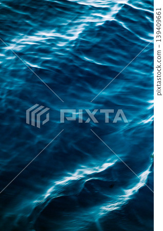 Deep Blue Ocean Water Surface. Abstract Rough Sea Texture Deep Blue Ocean Water Surface. Abstract Rough Sea Texture 139409661