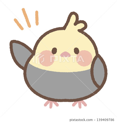 一隻玄鳳鸚鵡向你問好(正常) 一隻玄鳳鸚鵡向你問好(正常) 139409786