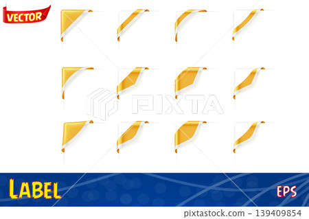 label sticker tag template blank vector illustration 139409854
