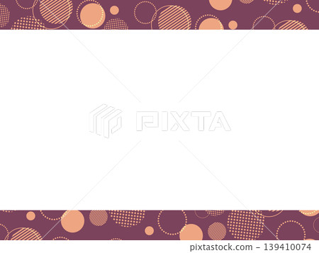 Memphis pattern rectangular PowerPoint frame Memphis pattern rectangular PowerPoint frame 139410074