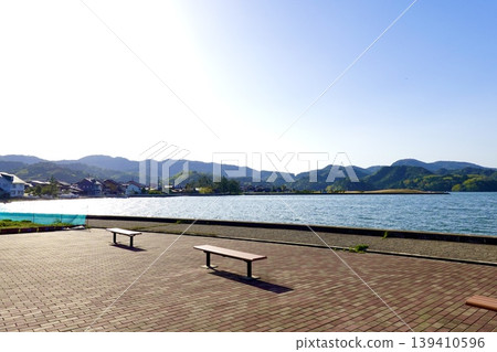 Kumihama Bay: A view of Kumihama Bay from Juraku Hiroba on National Route 178, Kumihama-cho, Kyotango City, Kyoto Prefecture. Kumihama Bay: A view of Kumihama Bay from Juraku Hiroba on National Route 178, Kumihama-cho, Kyotango City, Kyoto Prefecture. 139410596