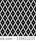 Seamless Geometric Diamonds Black and White Pattern. Seamless Geometric Diamonds Black and White Pattern. 139411215