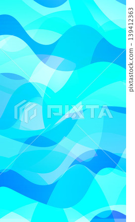 Light blue flowing water background, curved background, waves, abstract 139412363