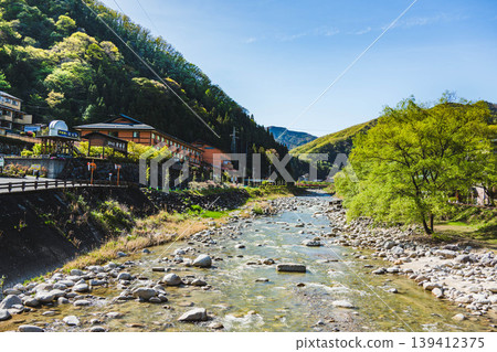 Hirugami Onsen, Achi River 139412375