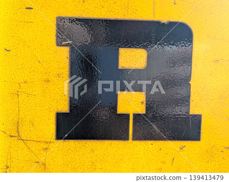 Written Letter in Distressed Font Typography Found Ransom Text R Written Letter in Distressed Font Typography Found Ransom Text R 139413479