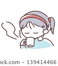 喝杯熱飲放鬆一下 139414466