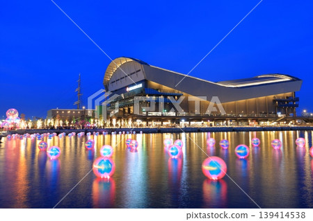 [Hyogo Prefecture] Night view of Kobe Arena 139414538