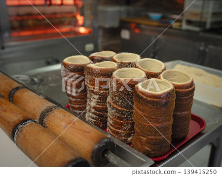 Freshly baked Hungarian spiral buns. Freshly baked Hungarian spiral buns. 139415250