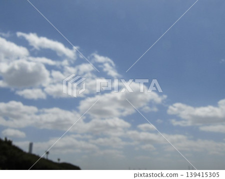 Blue sky and white clouds at Inage coast Blue sky and white clouds at Inage coast 139415305
