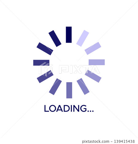 loading indicator with circular progress bars loading indicator with circular progress bars 139415438