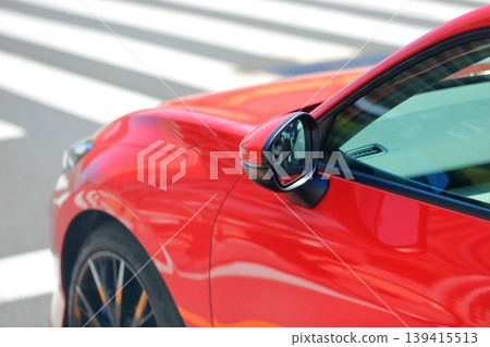 Image of a red domestic sports car Image of a red domestic sports car 139415513