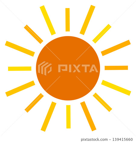 Simple sun illustration Simple sun illustration 139415660
