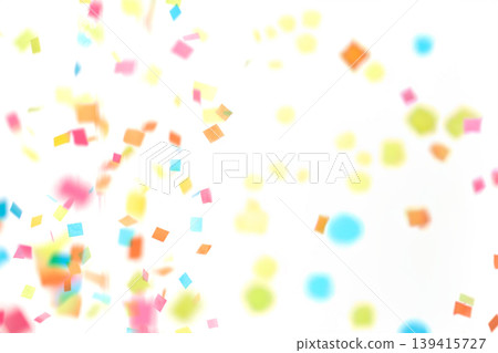 彩色紙屑的圖像 彩色紙屑的圖像 139415727