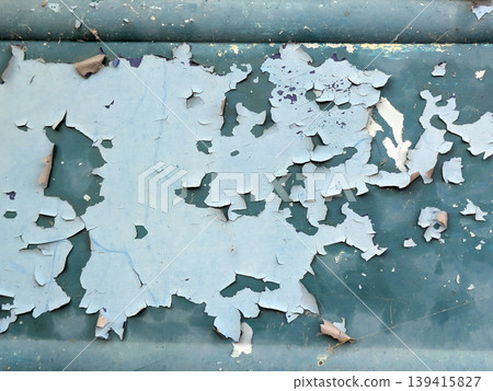 Lined rusted and painted weathered metal background patina Lined rusted and painted weathered metal background patina 139415827