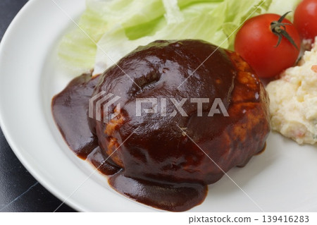 Demiglace hamburger steak Demiglace hamburger steak 139416283