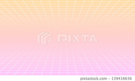 Dreamy Neon Gradient 3D Grid Background - Pink Orange - Landscape 16:9 Dreamy Neon Gradient 3D Grid Background - Pink Orange - Landscape 16:9 139416636