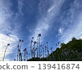 White clouds and blue sky 139416874