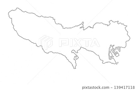 空白地圖,灰色,東京 空白地圖,灰色,東京 139417118