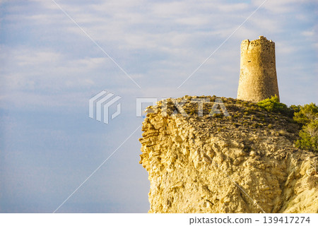 Xarco tower historical landmark in La Vila Joiosa, Alicante Spain Xarco tower historical landmark in La Vila Joiosa, Alicante Spain 139417274