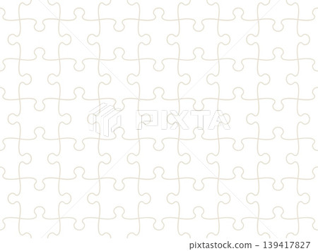Seamless pattern of completed puzzle pieces grid Seamless pattern of completed puzzle pieces grid 139417827