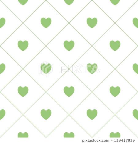 Seamless pattern with hearts, romantic tileable background Seamless pattern with hearts, romantic tileable background 139417939