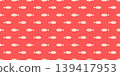 Nautical seamless pattern with swimming cartoon fish 139417953
