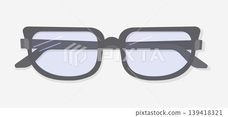 Minimalist Reading Glasses Vector Classic Dark Frame Eyewear for Students and Professionals Professional Stationery Asset for Back to School Design Minimalist Reading Glasses Vector Classic Dark Frame Eyewear for Students and Professionals Professional Stationery Asset for Back to School Design 139418321