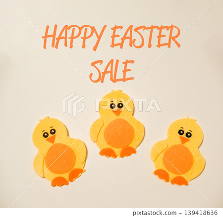 Colorful Easter Celebration with Cute Chicks Colorful Easter Celebration with Cute Chicks 139418636