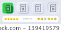 Remove Document line icon. Neumorphic, Flat shadow, 3d buttons. Delete Information File sign. Paper page concept symbol. Line delete file icon. Social media icons. Vector 139419579
