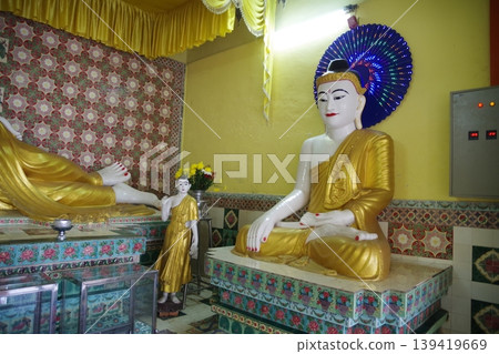 Buddhist temples in Mawlamyine, Myanmar Buddhist temples in Mawlamyine, Myanmar 139419669