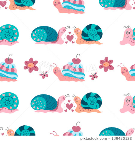 Seamless pattern. Spring print perfect for children's textile design, decor 139420128