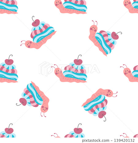 Seamless pattern. Spring print perfect for children's textile design, decor 139420132