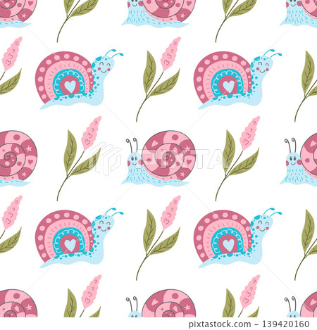 Seamless pattern. Spring print perfect for children's textile design, decor Seamless pattern. Spring print perfect for children's textile design, decor 139420160