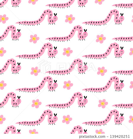 Seamless pattern. Spring print perfect for children's textile design, decor 139420251
