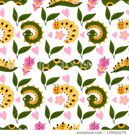 Seamless pattern. Spring print perfect for children's textile design, decor 139420279