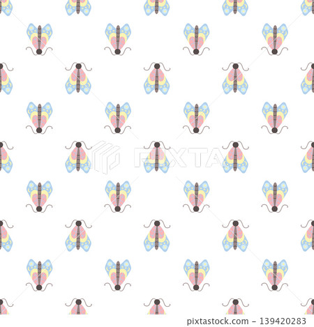 Seamless pattern. Spring print perfect for children's textile design, decor Seamless pattern. Spring print perfect for children's textile design, decor 139420283