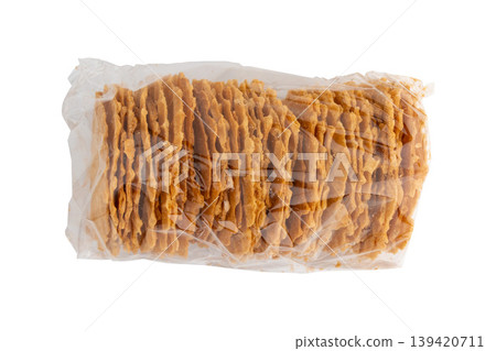 thin crispy wafers thin crispy wafers 139420711