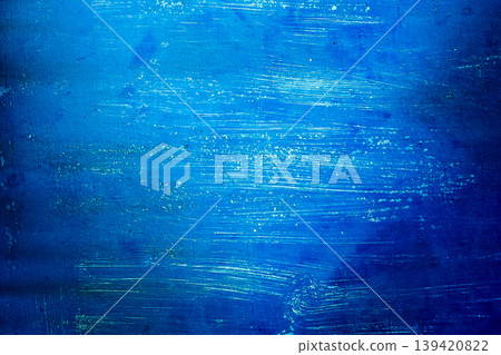 Blue paint grunge wall texture abstract white pattern cold background spot light backdrop vignette Blue paint grunge wall texture abstract white pattern cold background spot light backdrop vignette 139420822