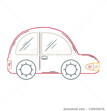 Vector illustration of transport. Perfect for children's products, nursery decor Vector illustration of transport. Perfect for children's products, nursery decor 139420876