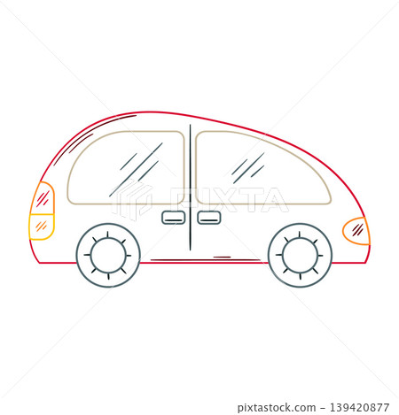 Vector illustration of transport. Perfect for children's products, nursery decor Vector illustration of transport. Perfect for children's products, nursery decor 139420877