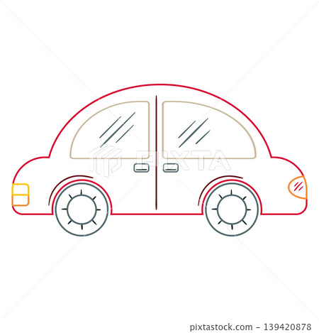 Vector illustration of transport. Perfect for children's products, nursery decor Vector illustration of transport. Perfect for children's products, nursery decor 139420878