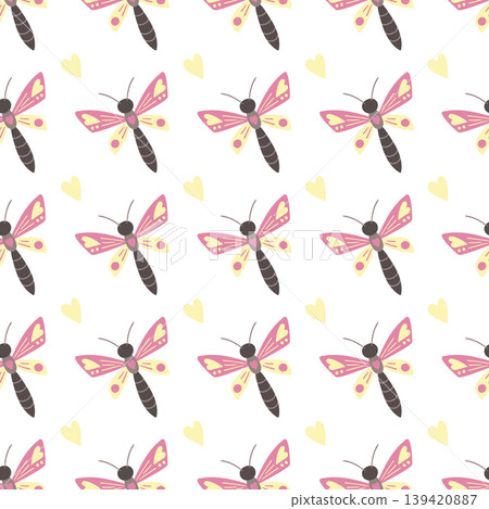 Seamless pattern. Spring print perfect for children's textile design, decor Seamless pattern. Spring print perfect for children's textile design, decor 139420887