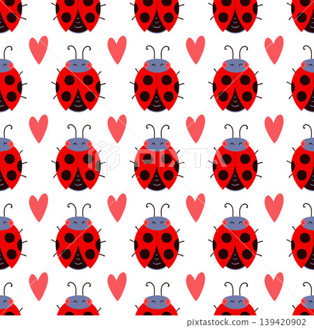 Seamless pattern. Spring print perfect for children's textile design, decor Seamless pattern. Spring print perfect for children's textile design, decor 139420902