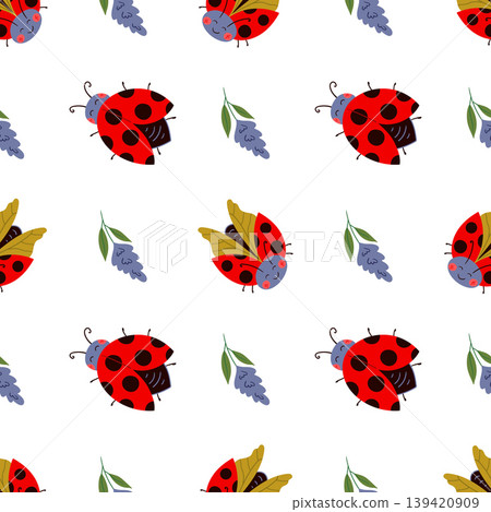 Seamless pattern. Spring print perfect for children's textile design, decor 139420909