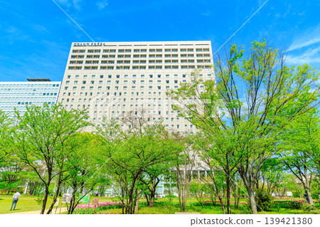 東京都江東區有明市的Symbol Promenade Park(中心長廊) 東京都江東區有明市的Symbol Promenade Park(中心長廊) 139421380