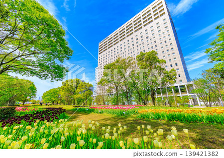東京都江東區有明市的Symbol Promenade Park(中心長廊) 東京都江東區有明市的Symbol Promenade Park(中心長廊) 139421382